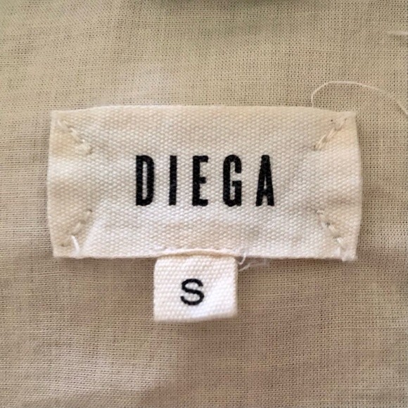 Diega Plaid Linen Valenzo Jacket Red Gray Cream Size Small - Picture 5 of 6